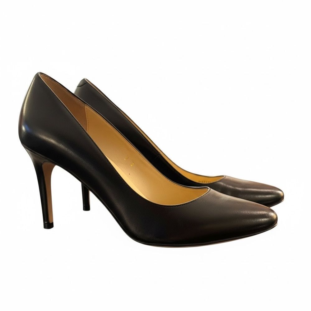 Cole Haan Grand OS Black Leather Pumps